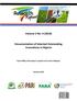 Volume 2 No: 4 (2018) Documentation of Selected Outstanding Innovations in Nigeria