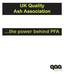 UK Quality Ash Association....the power behind PFA
