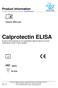 Calprotectin ELISA. Product information. Userś Manual