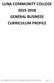 LUNA COMMUNITY COLLEGE GENERAL BUSINESS CURRICULUM PROFILE