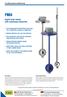 FN04. Liquid level sensor with continuous detection. Level Measurement and Monitoring