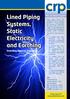 Lined Piping Systems, Static Electricity and Earthing