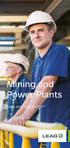 Mining and Power Plants