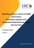 Exporting, ambition, finance and SME performance: Exploratory analysis of the Longitudinal Small Business Survey 2015 and ERC Research Report