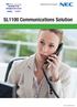 NECALL Voice & Data SL1100 Communications Solution