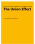 The Union Effect. A TUC guide to the evidence. The Union Effect