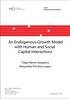 An Endogenous Growth Model with Human and Social Capital Interactions