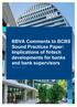 BBVA Comments to BCBS Sound Practices Paper: Implications of fintech developments for banks and bank supervisors