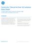 Centricity Clinical Archive solution Data Sheet
