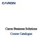 Caron Business Solutions Course Catalogue