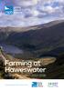 Farming at Haweswater. An economic report Working together to give nature a home