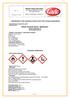 Material Safety Data Sheet according to Regulation (EC) No. 1907/2006 (REACH) 1 Identification of the substance/mixture and of the company/undertaking