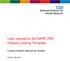 User manual for the NIHR CRN Industry Costing Template. Costing Industry Sponsored Studies