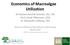 Economics of Macroalgae Utilization