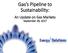 Gas s Pipeline to Sustainability:
