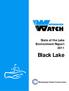 State of the Lake Environment Report Black Lake