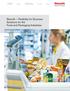 Rexroth Flexibility for Success. Solutions for the Food and Packaging Industries. Confectionery and Dry Food
