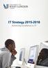 IT Strategy Achieving Excellence in IT