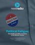 Political Fatigue: How Radio Can Wake Up Voters In An Election Season