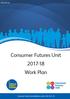 ISSN Consumer Futures Unit Work Plan. Consumer Futures Unit publication series: 2017/18-03