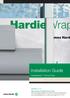 Installation Guide. HardieBreak Thermal Strip COMPONENTS