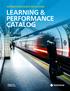 WE EMPOWER PEOPLE WORLDWIDE LEARNING & PERFORMANCE CATALOG
