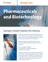 Pharmaceuticals and Biotechnology