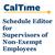 Schedule Editor for Supervisors of Non-Exempt Employees