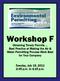Workshop F. Obtaining Timely Permits Best Practice at Making the Air & Water Permitting Process Work Best for Your Company
