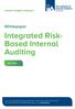 Integrated Risk- Based Internal Auditing
