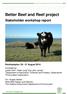 Better Beef and Reef project
