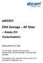 DNA Damage AP Sites Assay Kit (Colorimetric)