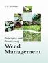 PRINCIPLES AND PRACTICES OF WEED MANAGEMENT