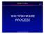 CHAPTER 2. Slide 2.1 THE SOFTWARE PROCESS