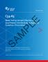 SAMPLE. Sweat Testing: Sample Collection and Quantitative Chloride Analysis; Approved Guideline Third Edition