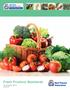 Fresh Produce Standards. 1st October 2014 Version 3.0
