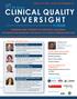 CLINICAL QUALITY OVERSIGHT