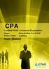 CPA. Certified Public Accountant Examination Stage: Intermediate Level I1.4 Subject Title: Auditing. Study Manual