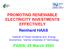 PROMOTING RENEWABLE ELECTRICITY INVESTMENTS EFFECTIVELY Reinhard HAAS