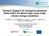 Decision Support for managing substance flows within the Berlin water cycle under climate change conditions