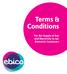 Terms & Conditions. For the Supply of Gas and Electricity to our Domestic Customers