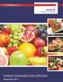 INTRODUCTION GLOBAL FOOD SAFETY POLICY