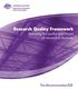 Research Quality Framework