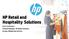 HP Retail and Hospitality Solutions