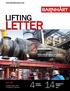 LETTER. 4Project LIFTING. Vol. 44. COVER STORY: Quick Change 2Artists. Equipment Profile: MLT. Reviews.