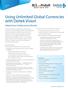 Using Unlimited Global Currencies with Deltek Vision