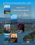 The Regional Transportation Plan Appendix I. State Facilities Action Plan. Puget Sound Regional Council. May 2018