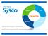 Assess. Plan. Results. Sysco Distribution Continuous Improvement Process: Continuous Improvement Thinking Methodology. Sysco Talent Management