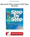 Ebooks Read Online Microsoft Office Project 2007 Step By Step
