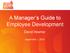 A Manager s Guide to Presentation Title Employee Development